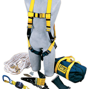 Roofer's Fall Protection Kit - Heavy-Duty Anchor