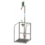 Floor Mounted Outdoor Emergency Safety Shower and Eye/Face Wash with Protective Frame