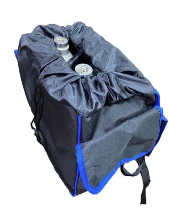 Padded carrying bag for calibration cylinders