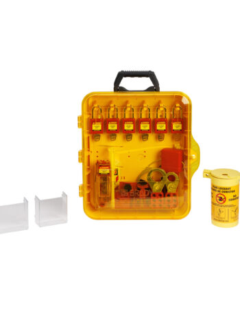 Electrical Lockout Station with Nylon Safety Lockout Padlocks