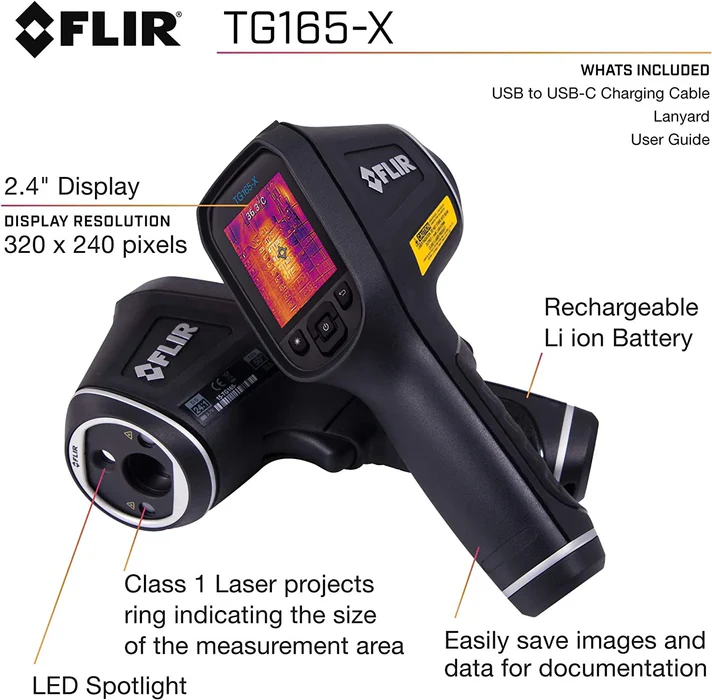 FLIR TG165-X Thermal Camera - Image 3