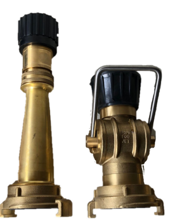 FIRE HOSE COUPLING & NOZZLE